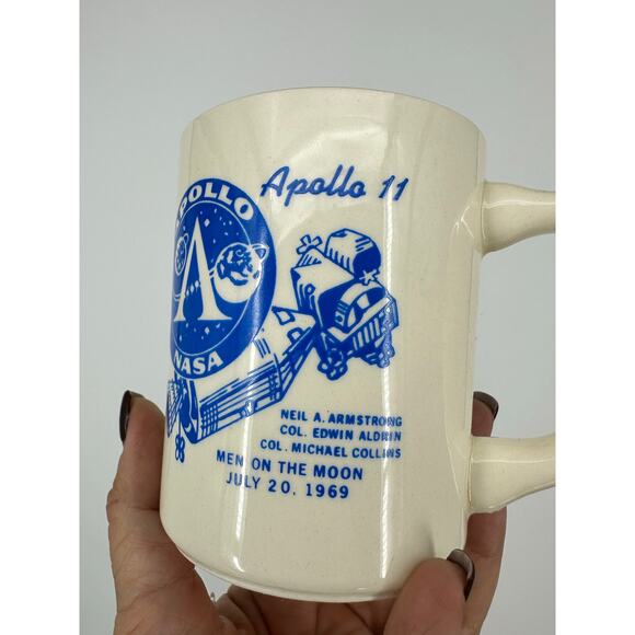 Rare 60's Federal Mug Apollo 11 Moon Landing Vintage - Picture 2 of 6